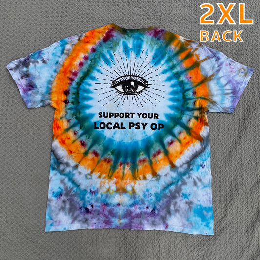 Support Your Local Psy Op Tie Dye 2X-Large