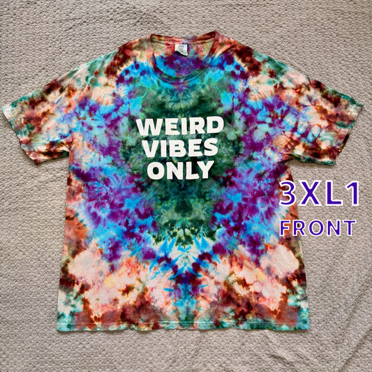 Weird Vibes Only Tie Dye 3X-Large (1)