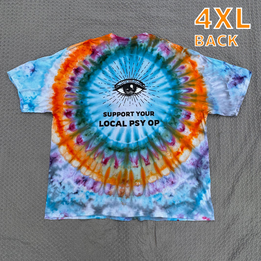 Support Your Local Psy Op Tie Dye 4X-Large