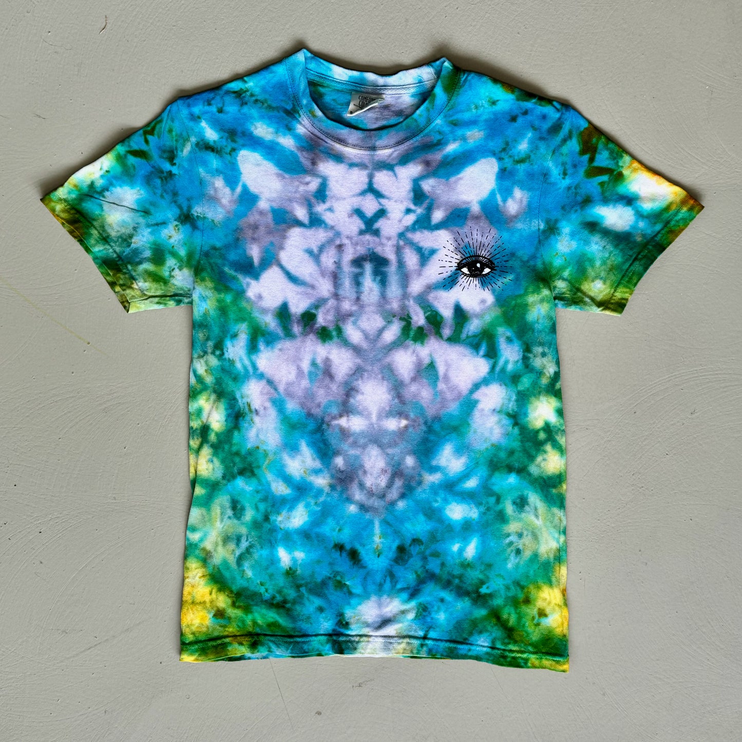 Support Your Local Psy Op Rorschach Tie Dye Small