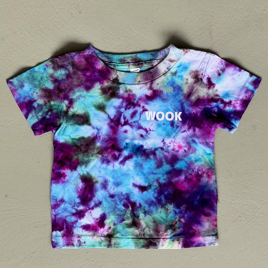 Toddler Wook 18 Months Tie Dye T-Shirt 'Exhausted'