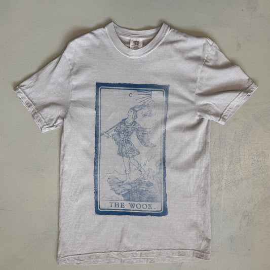 The Wook Tarot Cyanotype Sandstone T-Shirt Medium