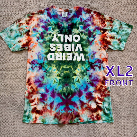 Weird Vibes Only Tie Dye X-Large (2)